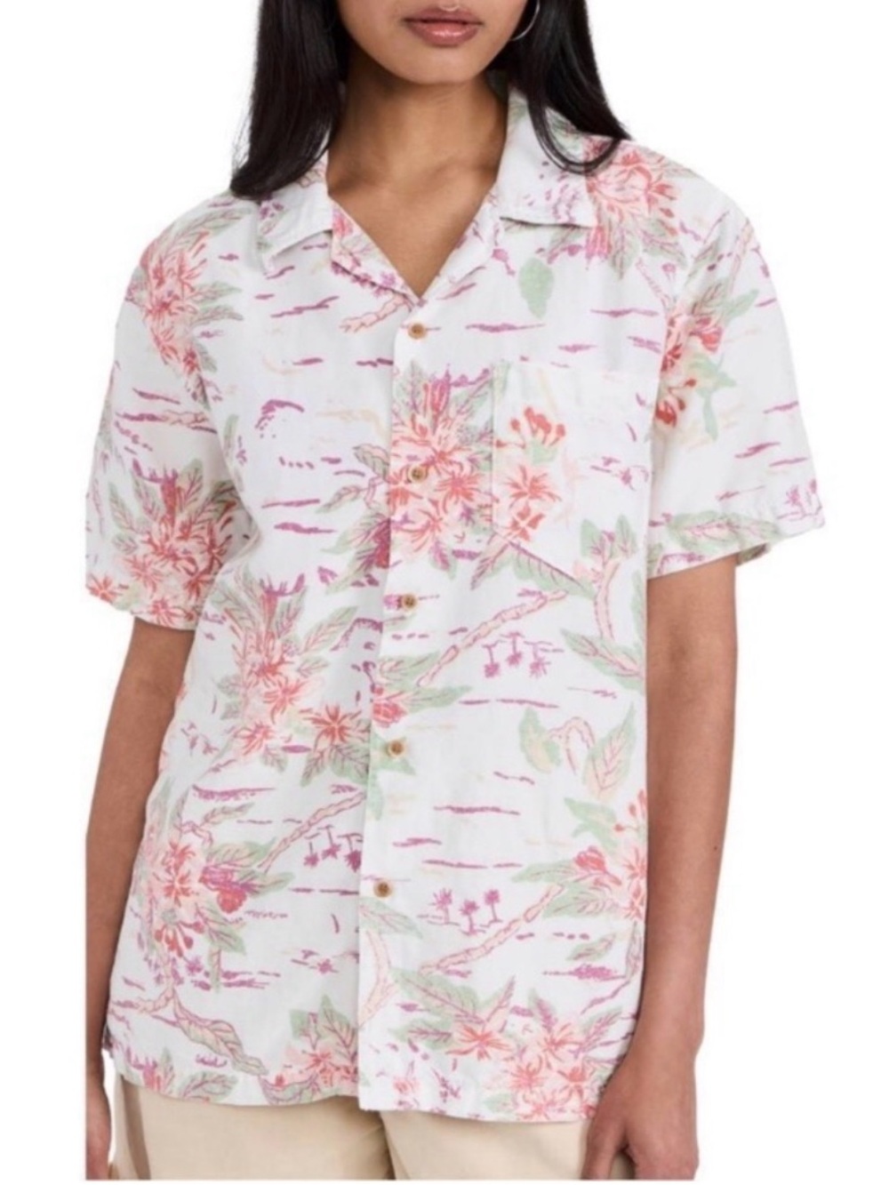 MOTHER The Short Sleeve Islander Button Up In Aloha